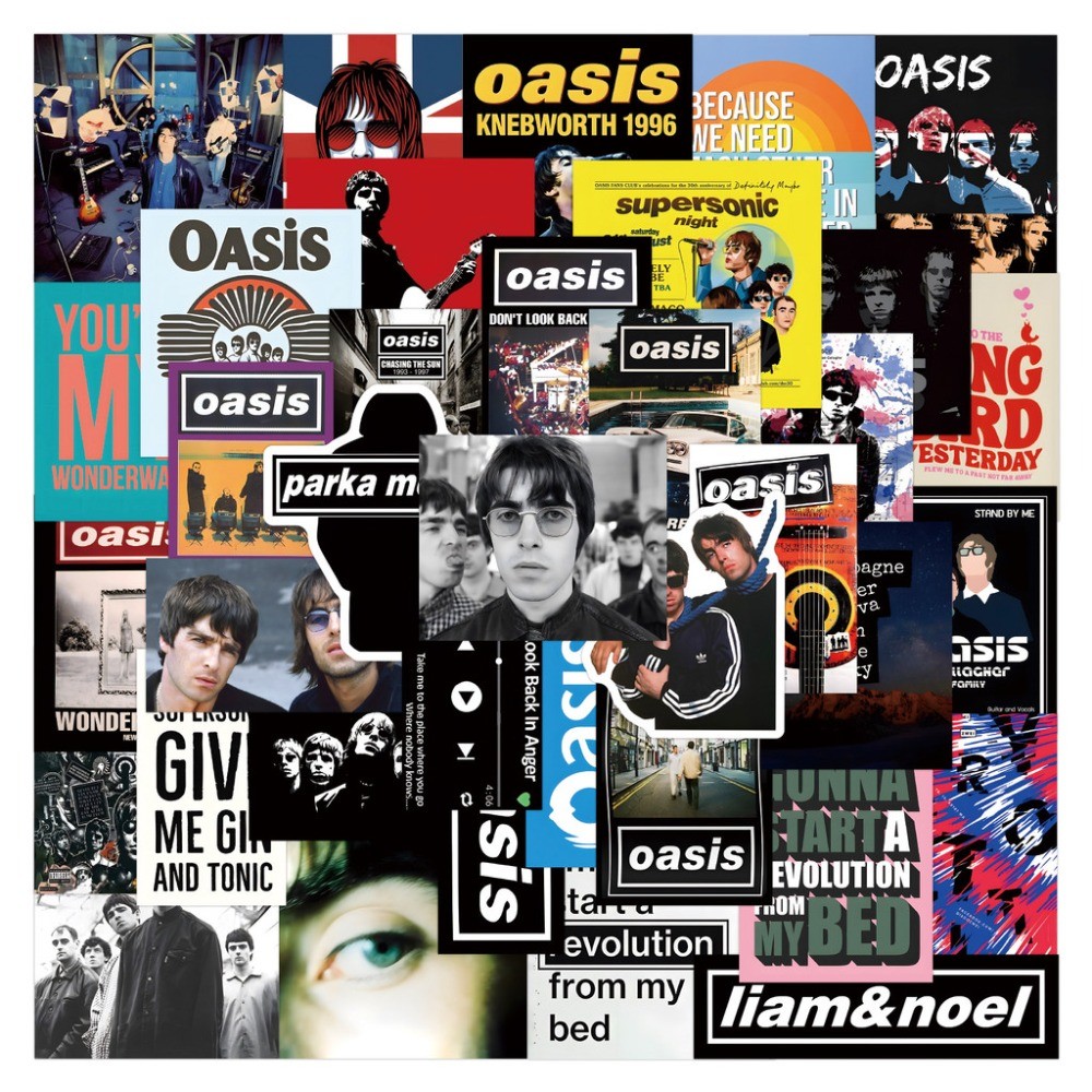 Oasis British Rock Band Sticke – обзор и цена Vintage And Collectible Stores