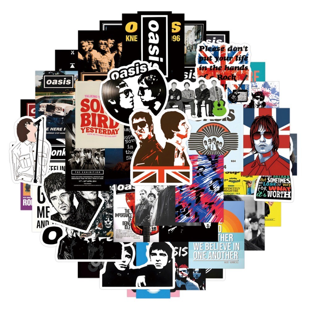 Oasis British Rock Band Sticke – обзор и цена Vintage And Collectible Stores