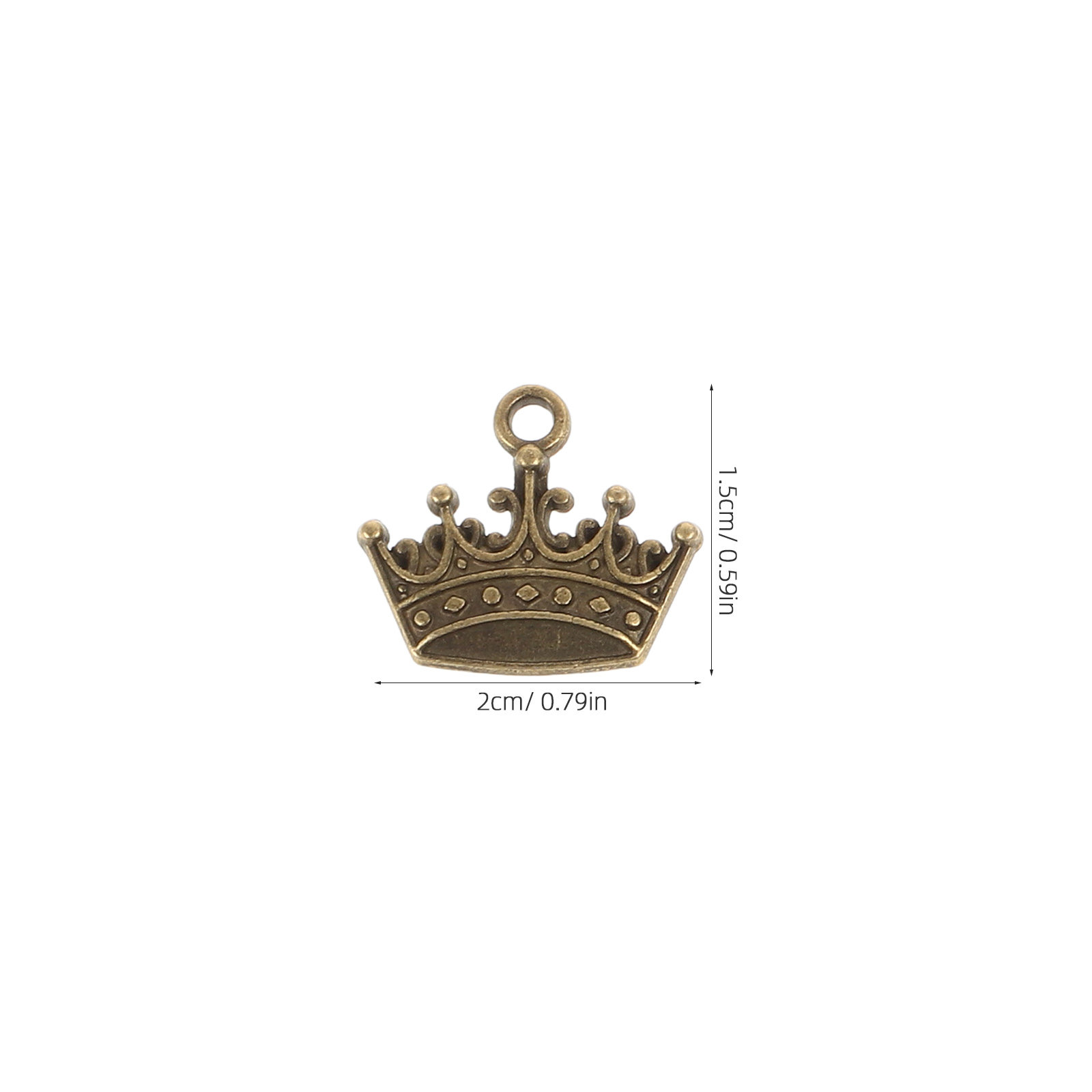 100Pcs Vintage Crown Pendants  – обзор и цена Vintage Necklace