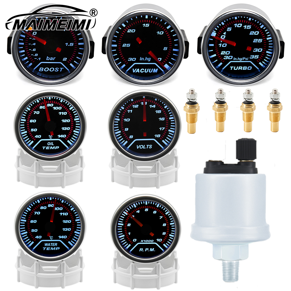 0~100PSI Oil Press Gauge White – обзор и цена Analog Meter Gauge