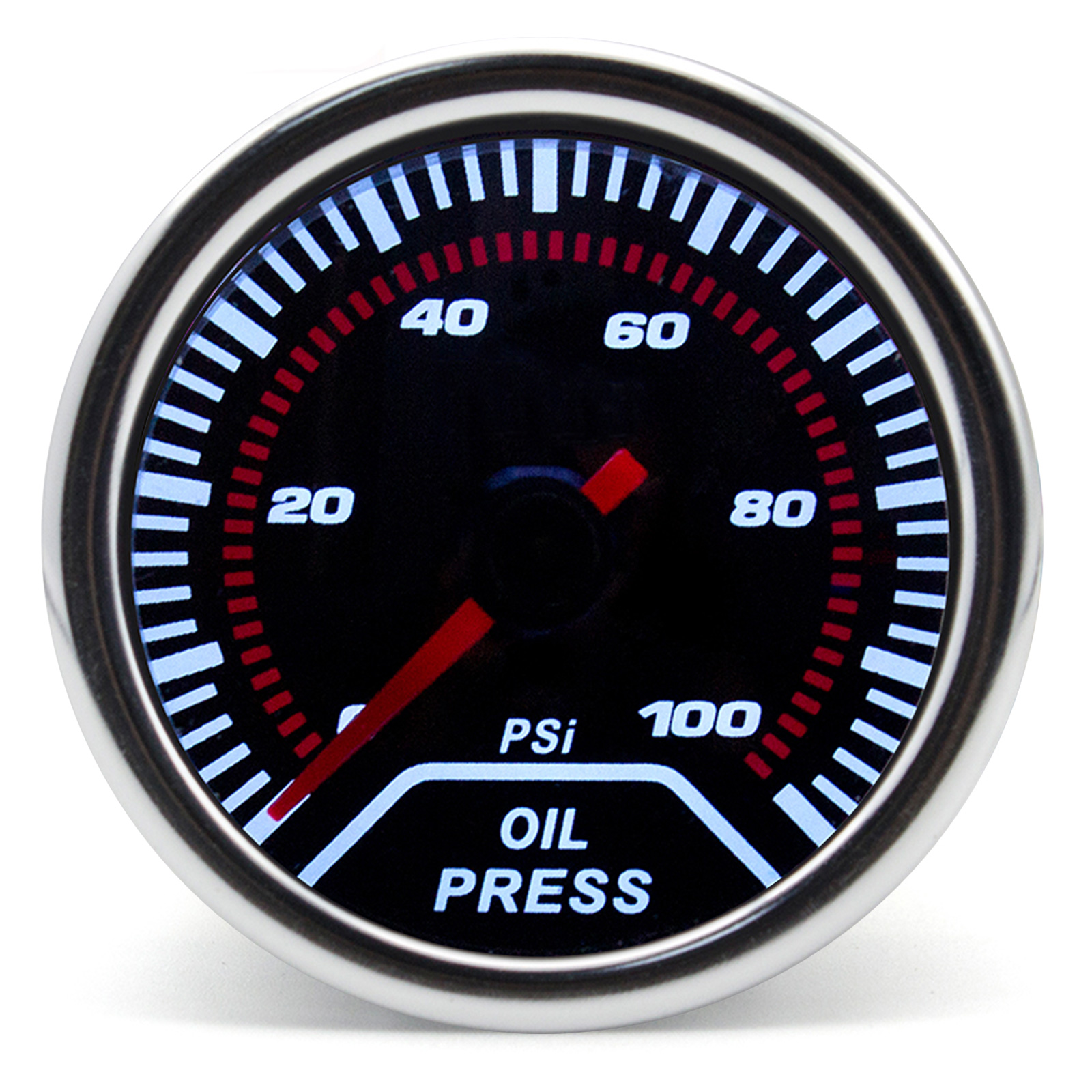 0~100PSI Oil Press Gauge White – обзор и цена Analog Meter Gauge