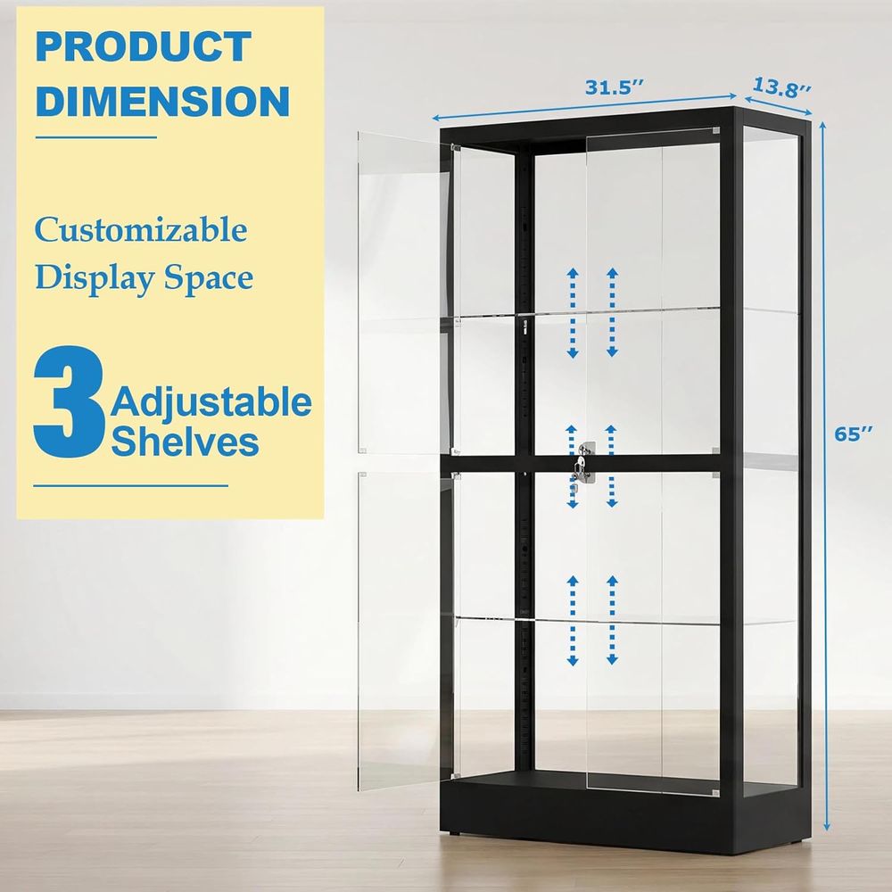 65 H 4-Tier Glass Display Cabi – обзор и цена Collectible & Vintage Dolls For Christmas