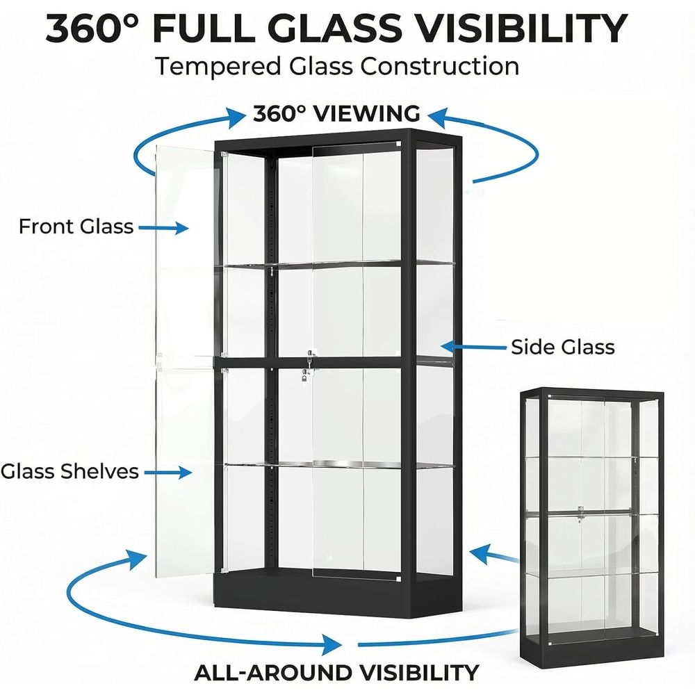 65 H 4-Tier Glass Display Cabi – обзор и цена Collectible & Vintage Dolls For Christmas