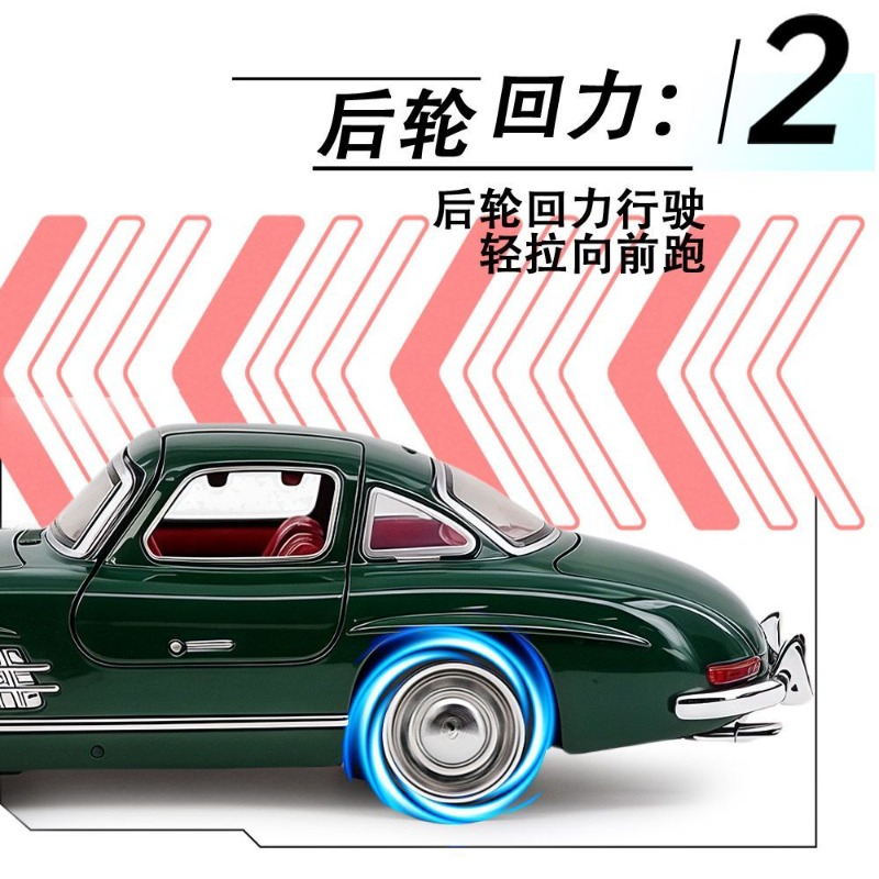 1:32 Scale Mercedes-Benz 300SL – обзор и цена Vintage Collectible Toy Cars