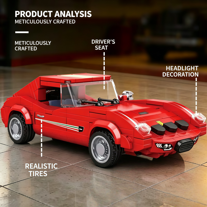 Classic red vintage sports car – обзор и цена Vintage Collectible Toy Cars