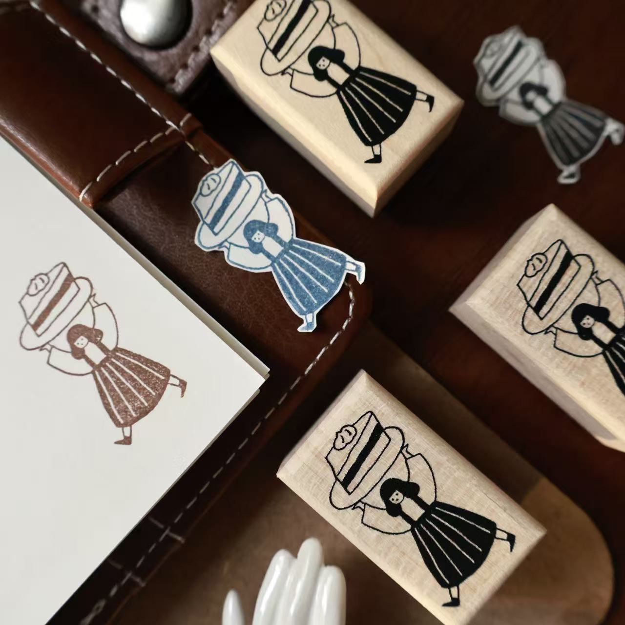 YiEr Studio Vintage Lovely Cak – обзор и цена Vintage Collectible Stamps