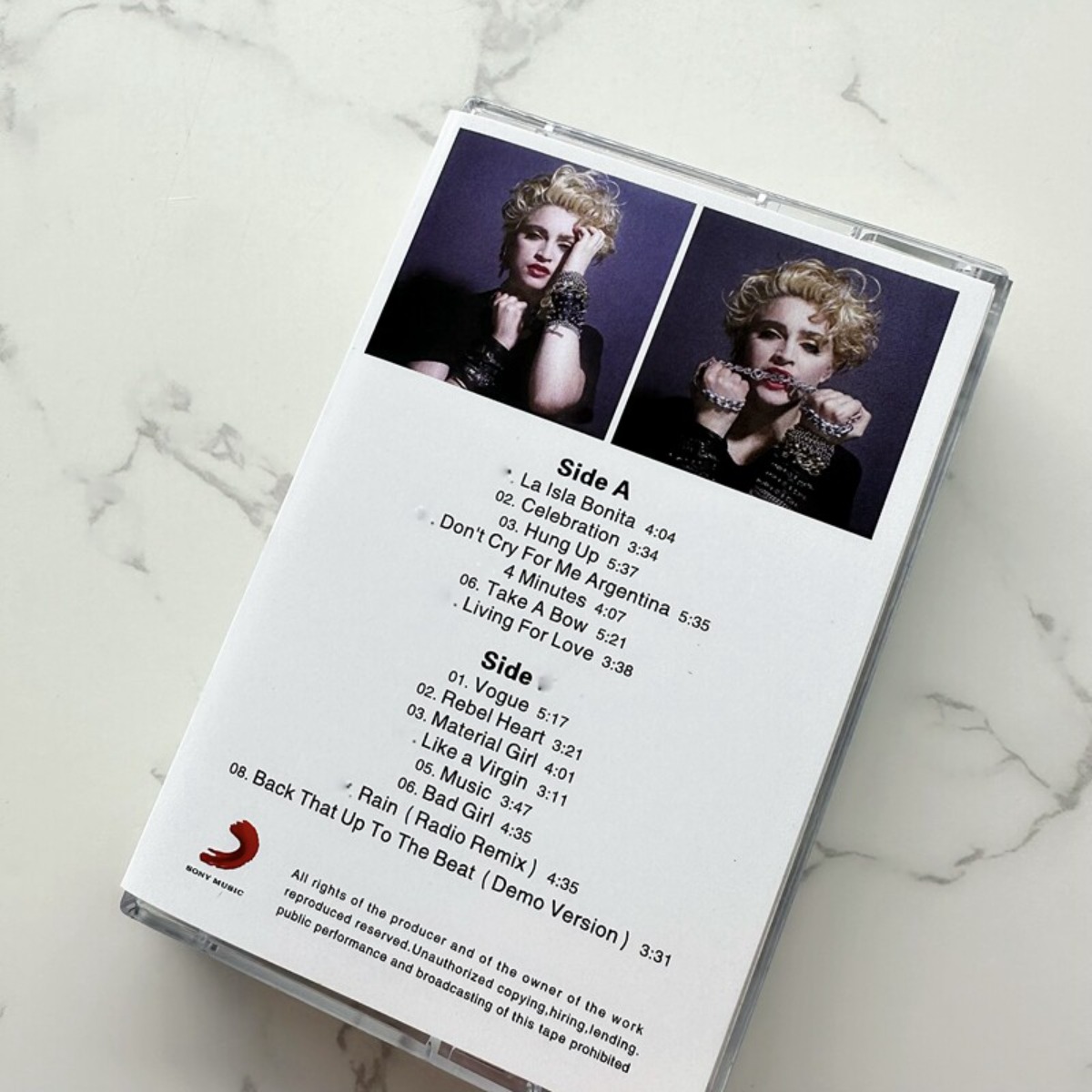 Madonna Classic Pop Music Cass – обзор и цена Vintage Collection